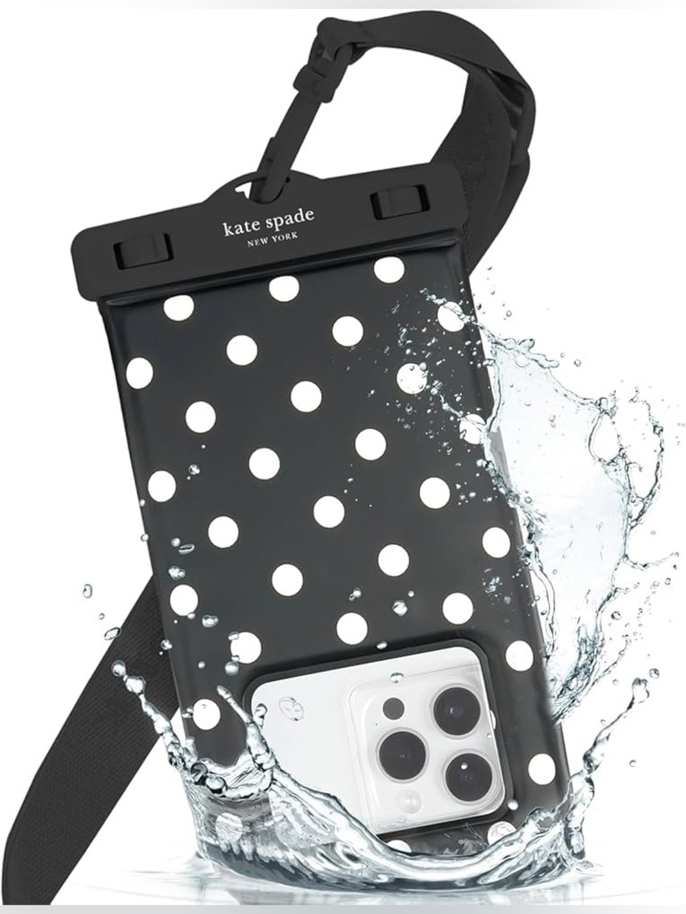 Kate Spade New York IP68 Floating Waterproof Phone Pouch - Polka Dot